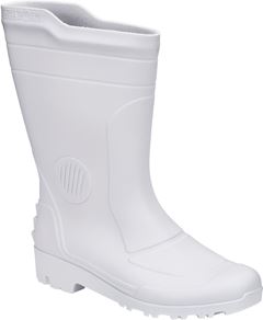 Bota Pega Forte Branca Cano Medio Com Meia Tamanho 44