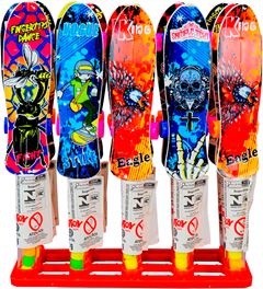 Confeito Colorido Dantoy Fruta Skate Sortido 1g