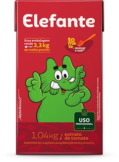 Extrato De Tomate Elefante Tp 1,04kg