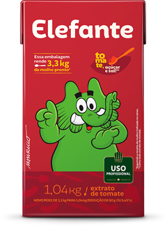 Extrato De Tomate Elefante Tp 1,04kg