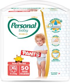 Fralda Personal Premium Pants Hiper Xg 50un