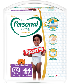 Fralda Personal Premium Pants Hiper Xxg 44un