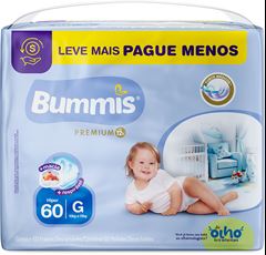 Fralda Bummis Premium Hiper G 60un