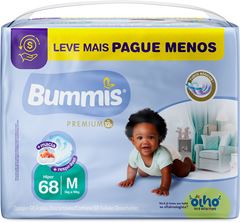 Fralda Bummis Premium Hiper M 68un