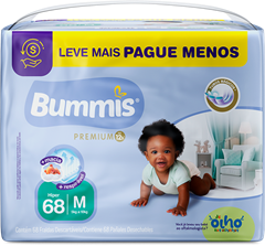 Fralda Bummis Premium Hiper M 68un
