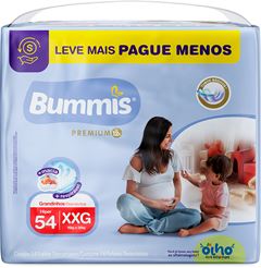 Fralda Bummis Premium Hiper Xxg 54un