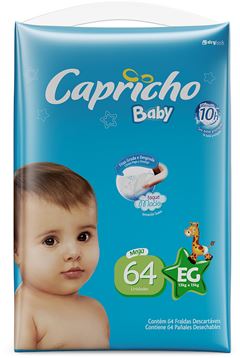 Fralda Capricho Mega Eg 64un