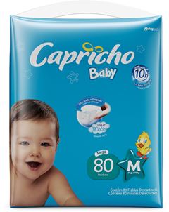 Fralda Capricho Mega M 80un