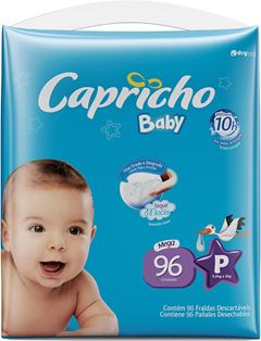 Fralda Capricho Mega P 96un