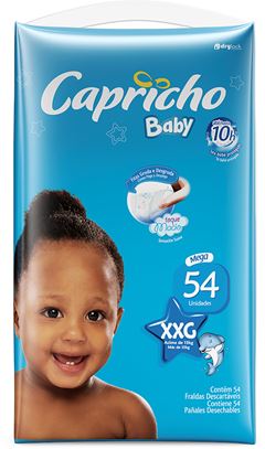 Fralda Capricho Mega Xxg 54un
