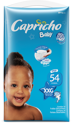 Fralda Capricho Mega Xxg 54un