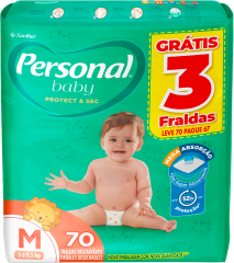 Fralda Personal Hiper M 70un