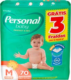Fralda Personal Hiper M 70un
