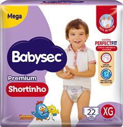 Fralda Babysec Pants Mega Xg 22un
