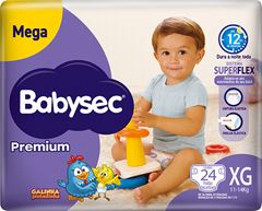 Fralda Babysec Premium Mega Xg 24un