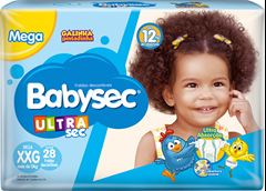 Fralda Babysec Ultrasec Mega Xxg 28un