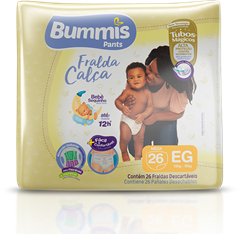 Fralda Bummis Pants Mega Eg 26un