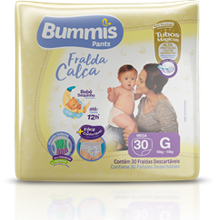 Fralda Bummis Pants Mega G 30un