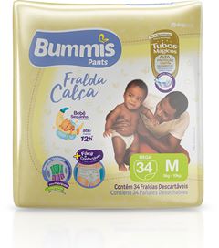 Fralda Bummis Pants Mega M 34un
