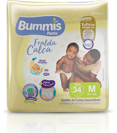 Fralda Bummis Pants Mega M 34un