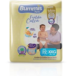 Fralda Bummis Pants Mega Xxg 22un