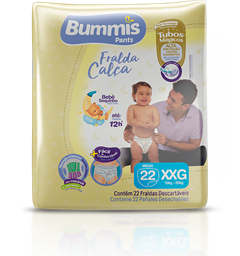 Fralda Bummis Pants Mega Xxg 22un