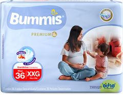 Fralda Bummis Premium Mega Xxg 36un