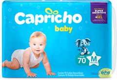 Fralda Capricho Hiper M 70un