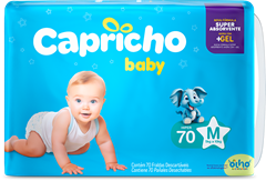 Fralda Capricho Hiper M 70un