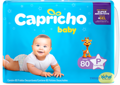 Fralda Capricho Hiper P 80un