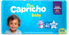 Fralda Capricho Hiper Xxg 40un