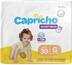 Fralda Capricho Pants Mega G 30un