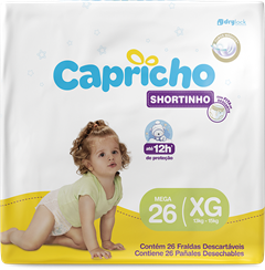 Fralda Capricho Pants Mega Xg 26un
