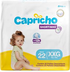 Fralda Capricho Pants Mega Xxg 22un