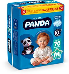 Fralda Panda Hiper M 70un