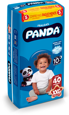 Fralda Panda Hiper Xxg 40un