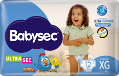 Fralda Babysec Ultrasec Jumbinho Xg 12un