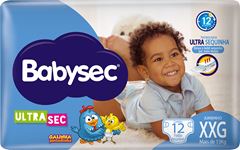 Fralda Babysec Ultrasec Jumbinho Xxg 12un