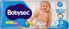 Fralda Babysec Ultrasec Jumbo P 28un