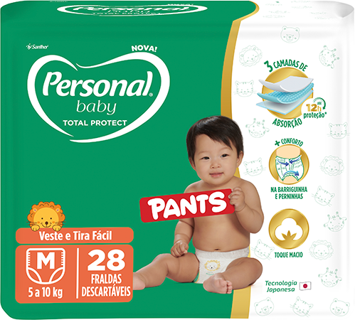 Fralda Personal Pants Jumbo M 28un