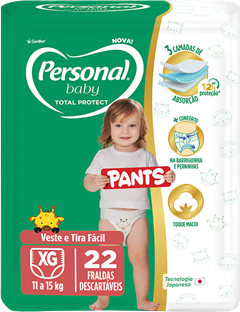 Fralda Personal Pants Jumbo Xg 22un