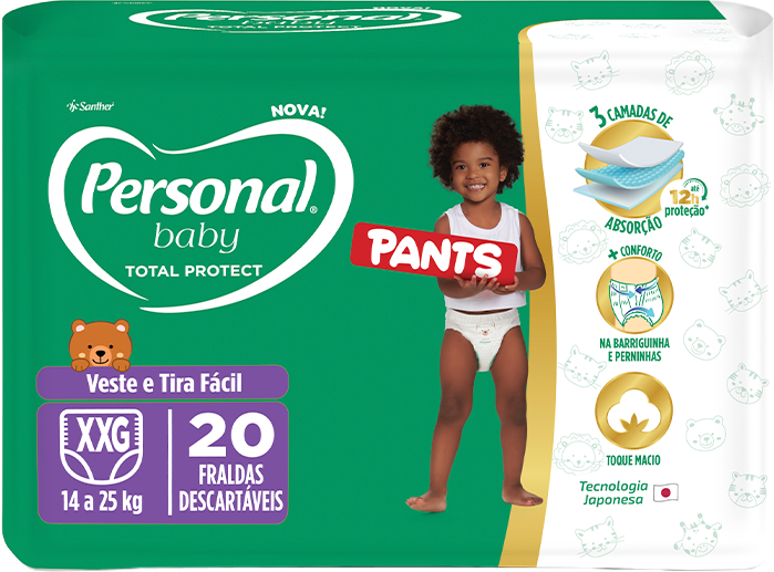Fralda Personal Pants Jumbo Xxg 20un