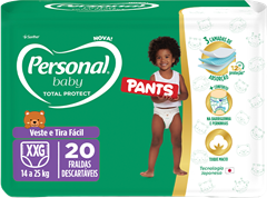 Fralda Personal Pants Jumbo Xxg 20un
