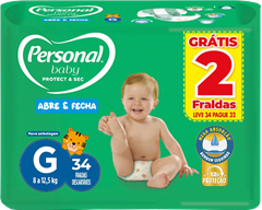 Fralda Personal Mega G 34un