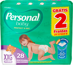 Fralda Personal Mega Xxg 28un