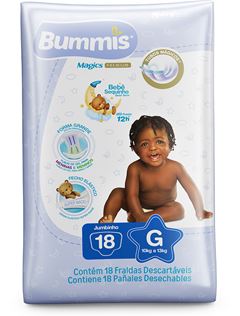 Fralda Bummis Premium Jumbinho G 18un