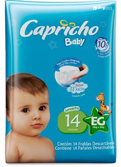Fralda Capricho Jumbinho Eg 14un