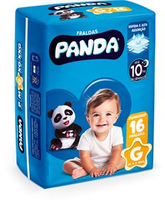 Fralda Panda Jumbinho G 16un