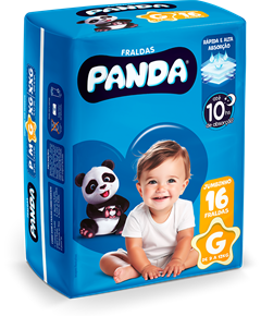 Fralda Panda Jumbinho G 16un