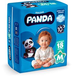 Fralda Panda Jumbinho M 18un